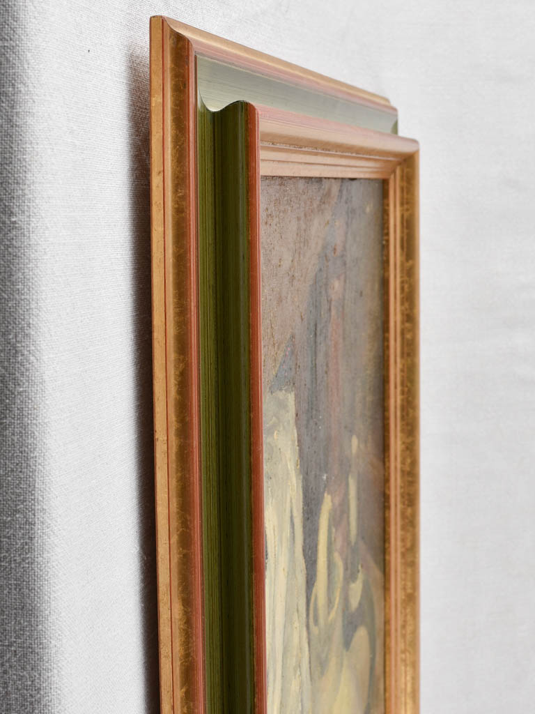 Provence-inspired vintage art piece