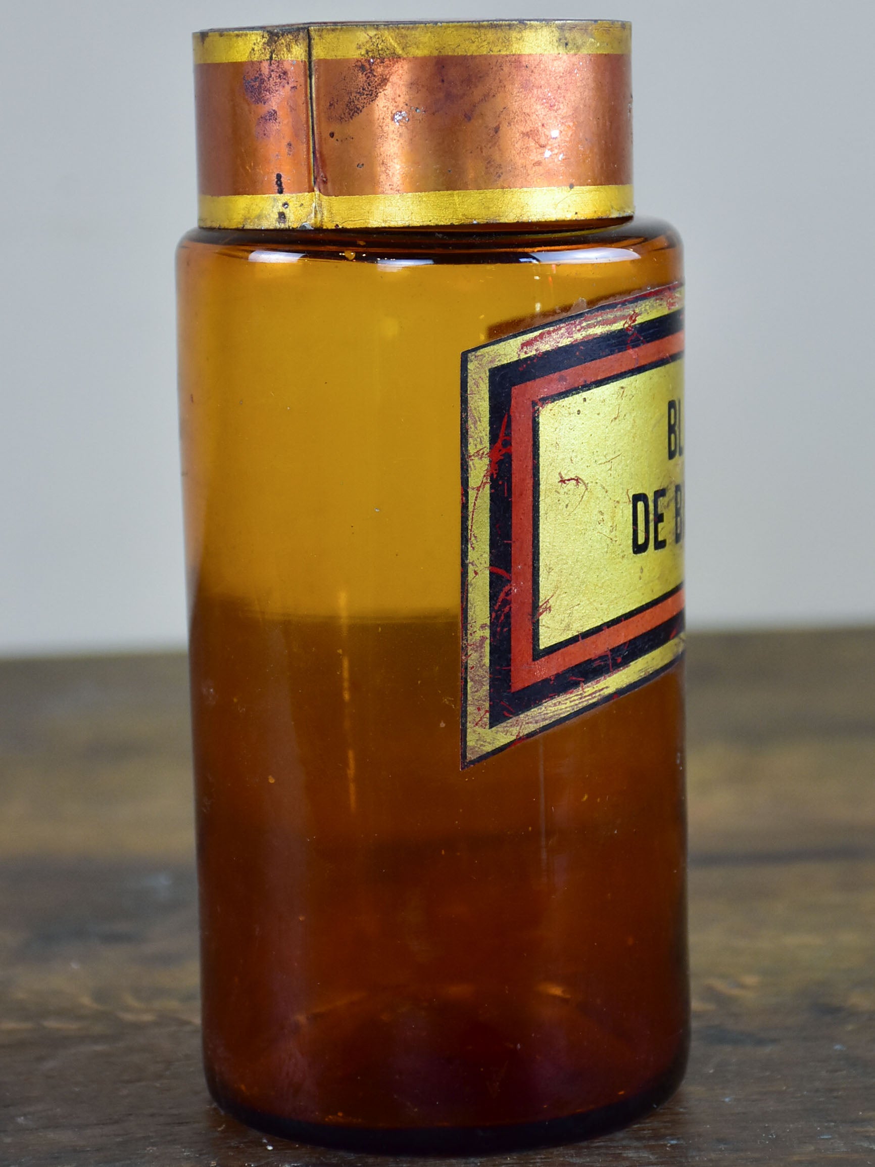19th Century apothecary jar - Blanc de Baleine