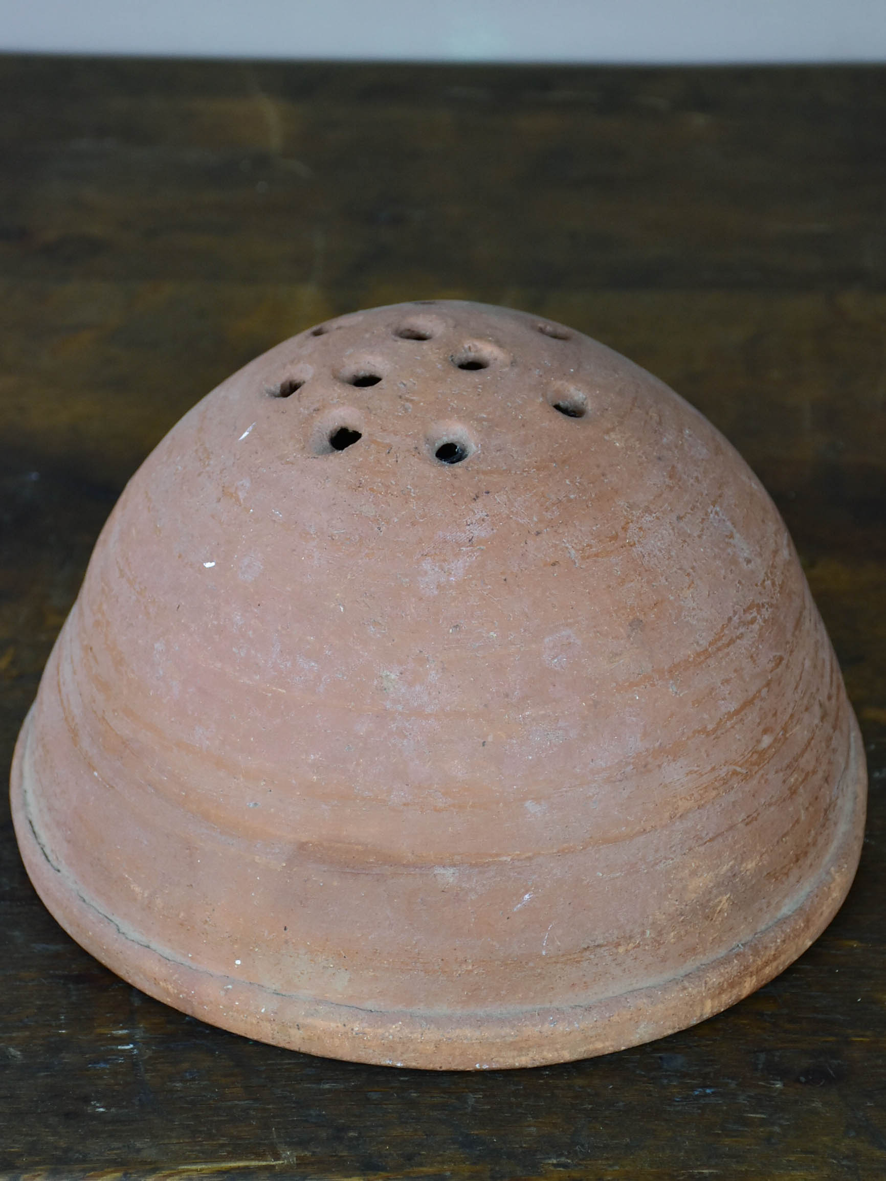 Antique French terracotta sieve