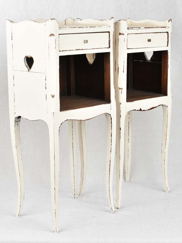 Pair of vintage French night stands - 28¼"