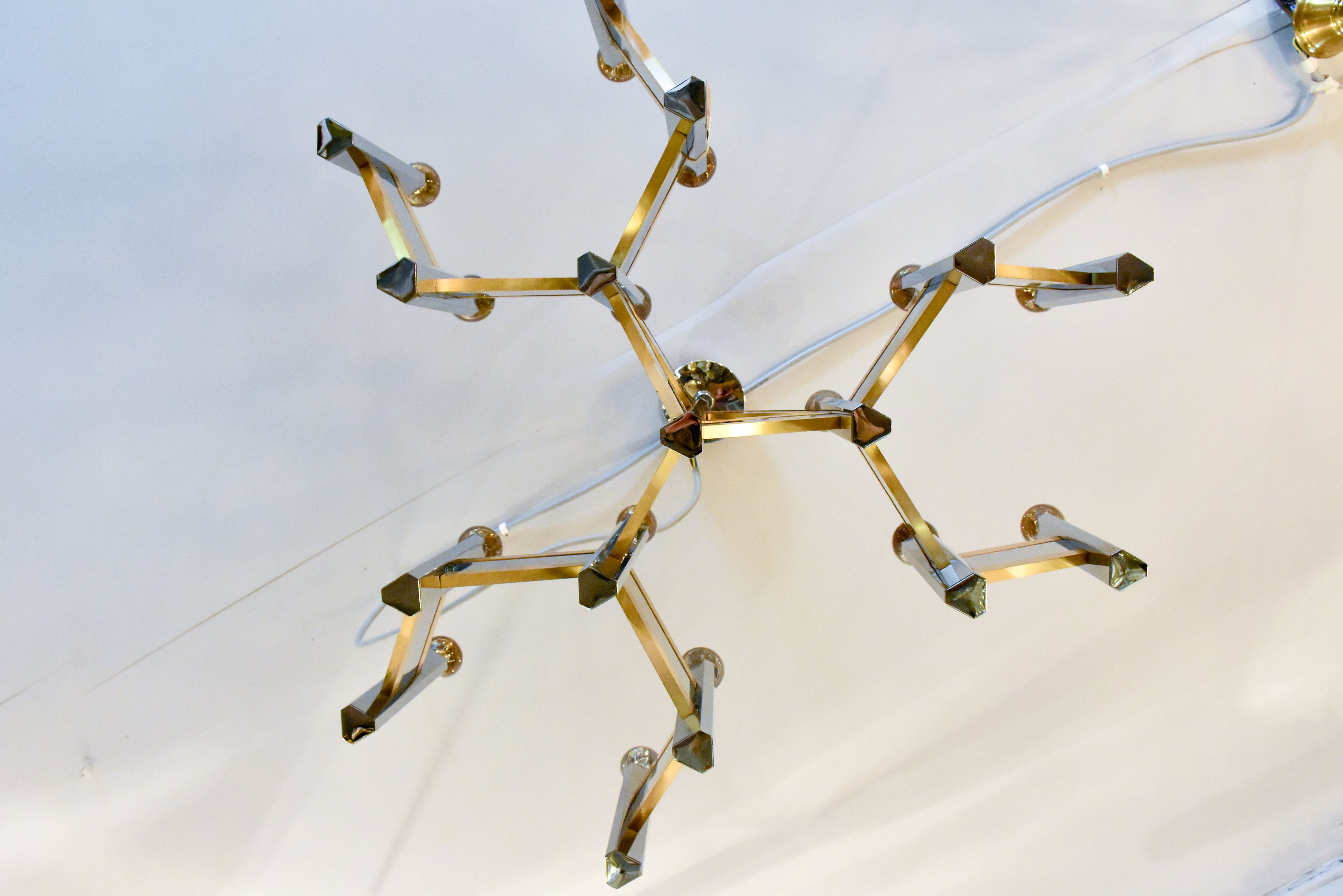 Original chevron Sciolari chandelier