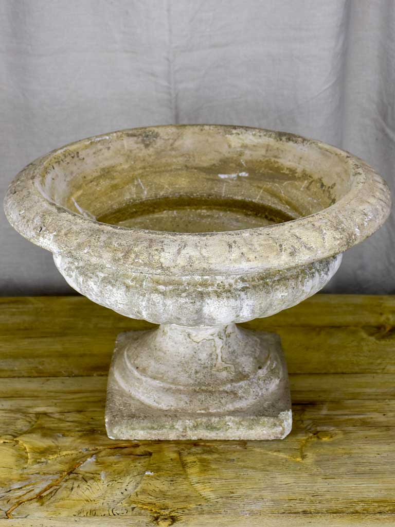 Three French Medici urns - reconstituted stone