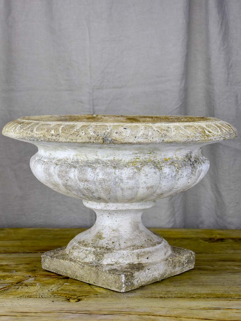 Three French Medici urns - reconstituted stone