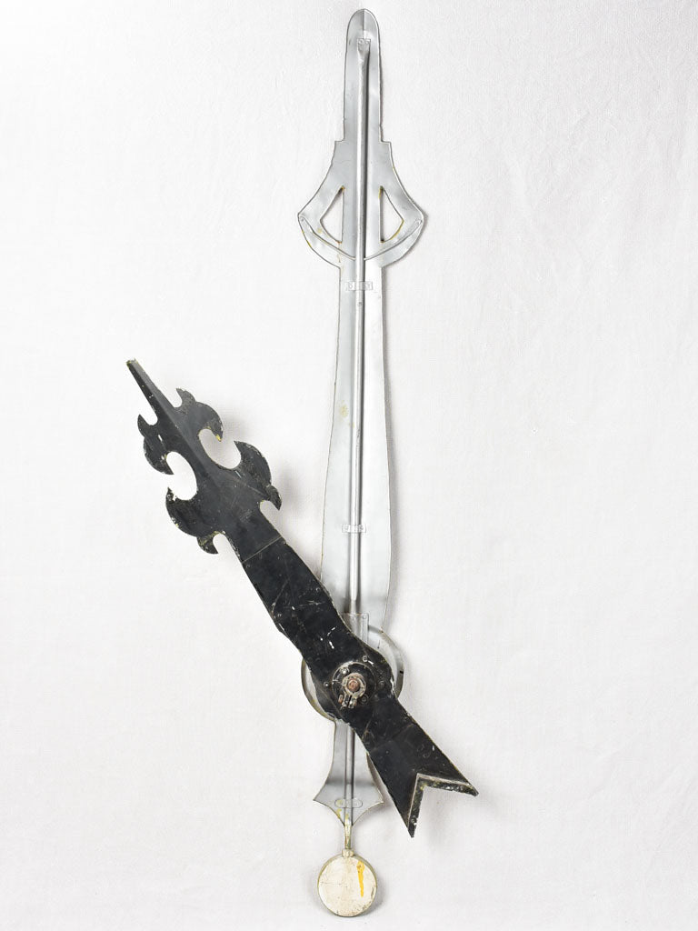 Elegantly rustic clock hands