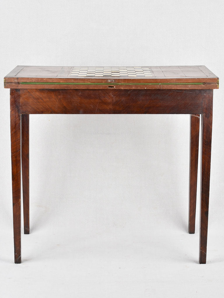 Games table, chess & cards,18th-century