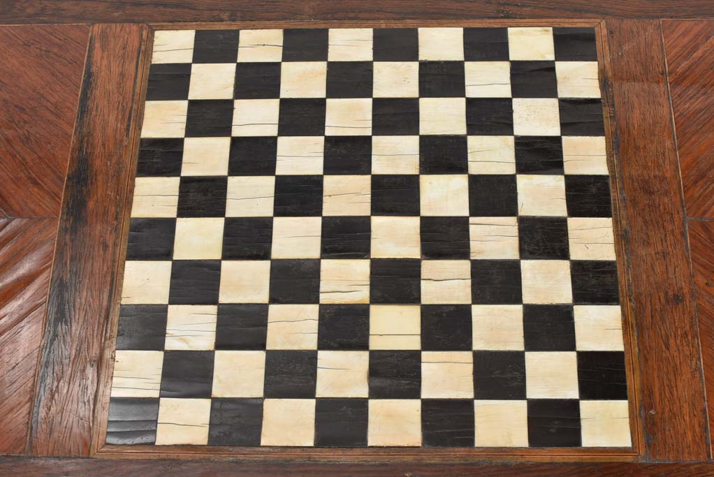 Games table, chess & cards,18th-century