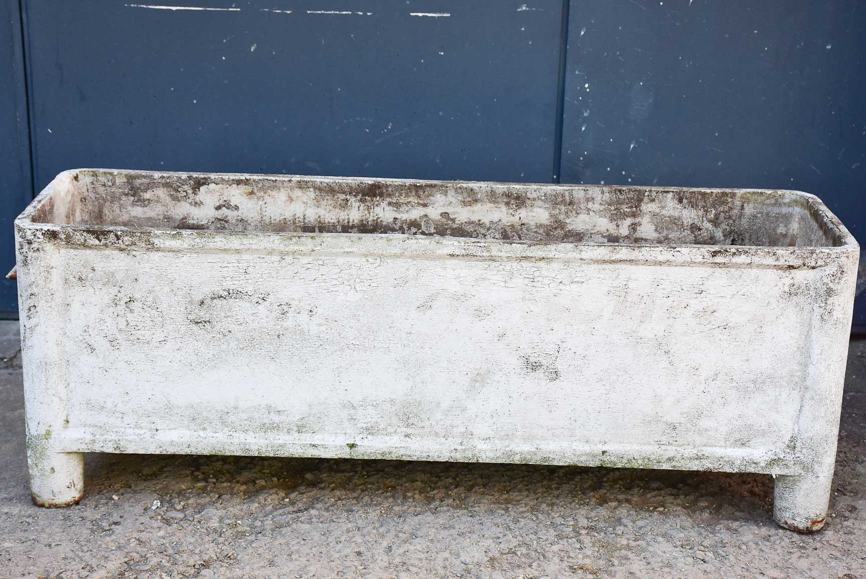 Pair of mid-century French rectangular garden planters / window boxes - Chanal Paris