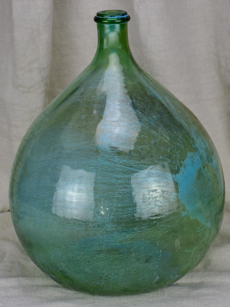 Large 19th Century hand blown glass demijohn