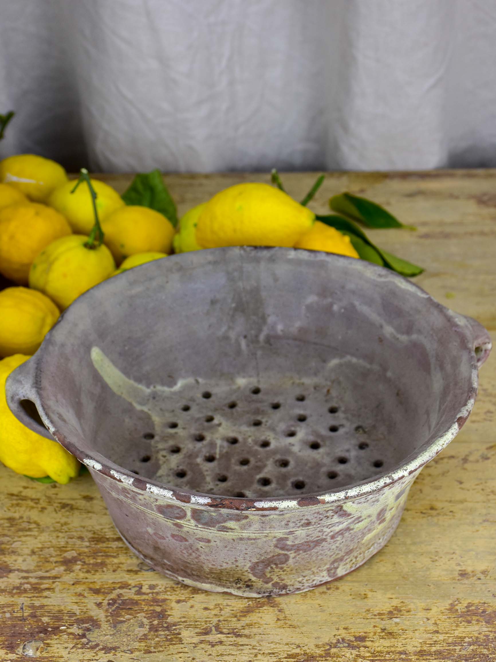 19th Century French terracotta sieve