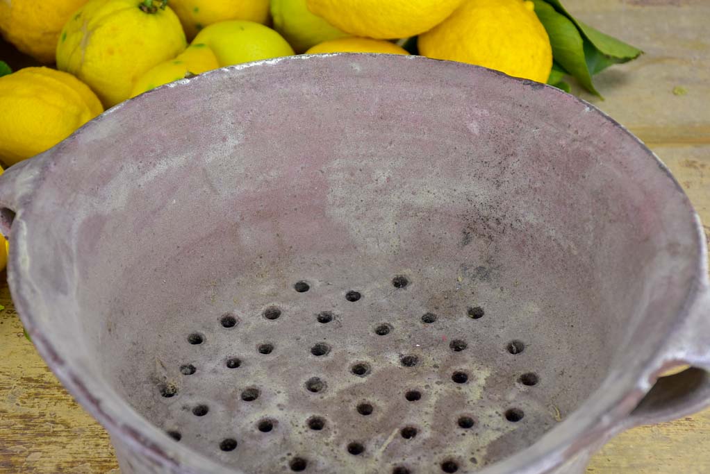 19th Century French terracotta sieve