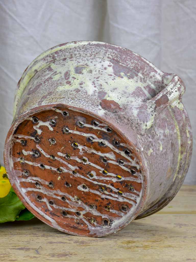 19th Century French terracotta sieve