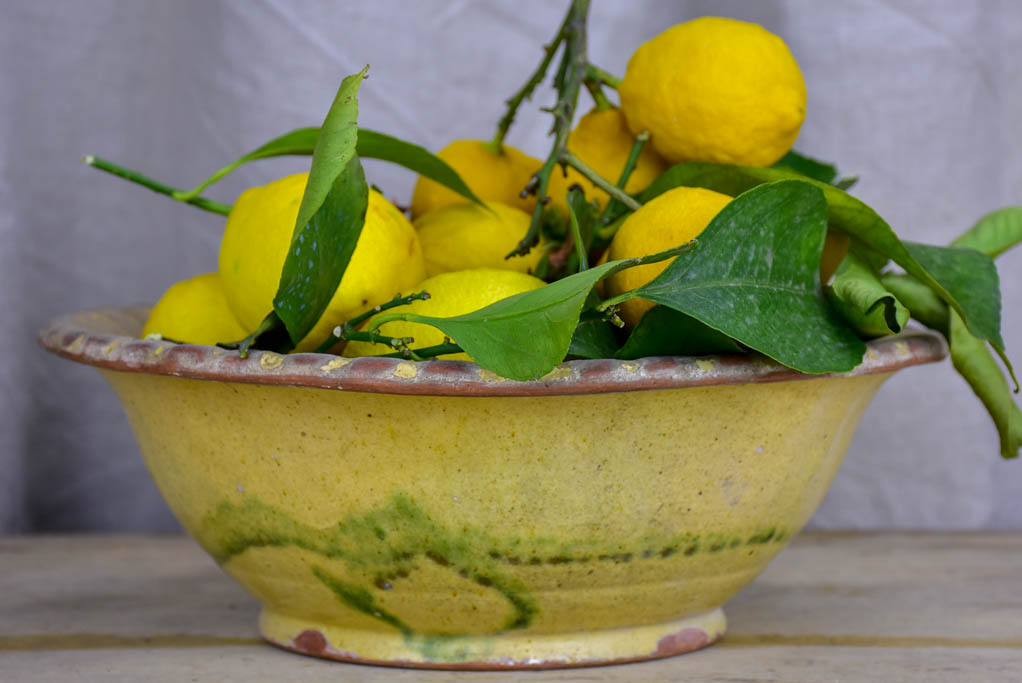 Antique French bowl from Vallauris
