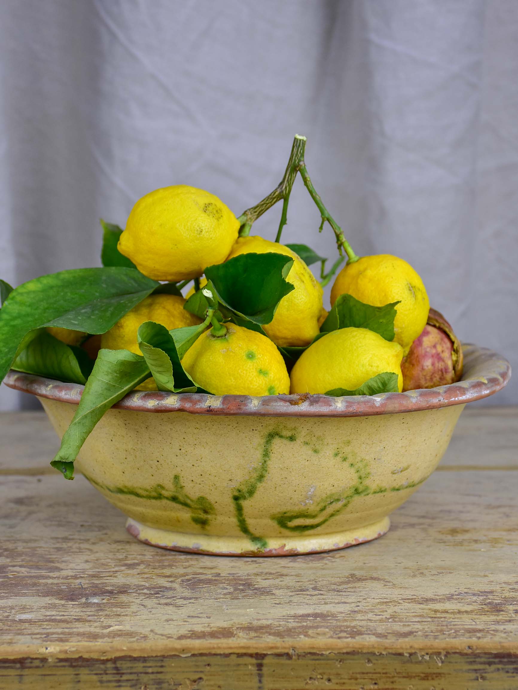 Antique French bowl from Vallauris