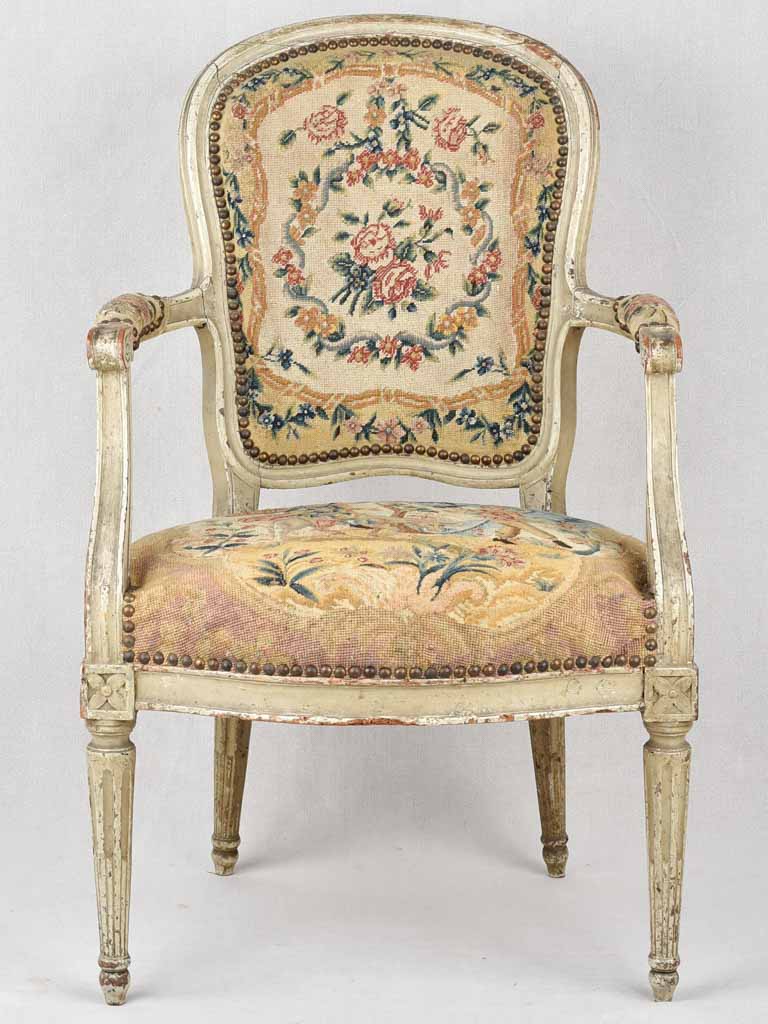 Armchairs, cross-stitch, French Transition (four)