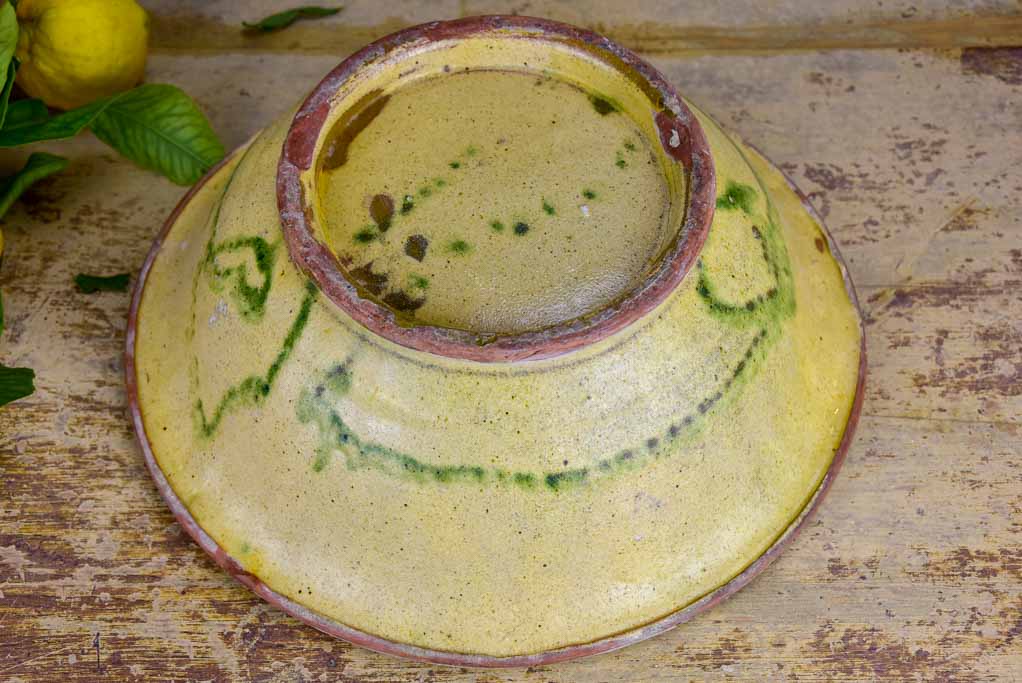 Antique French bowl from Vallauris
