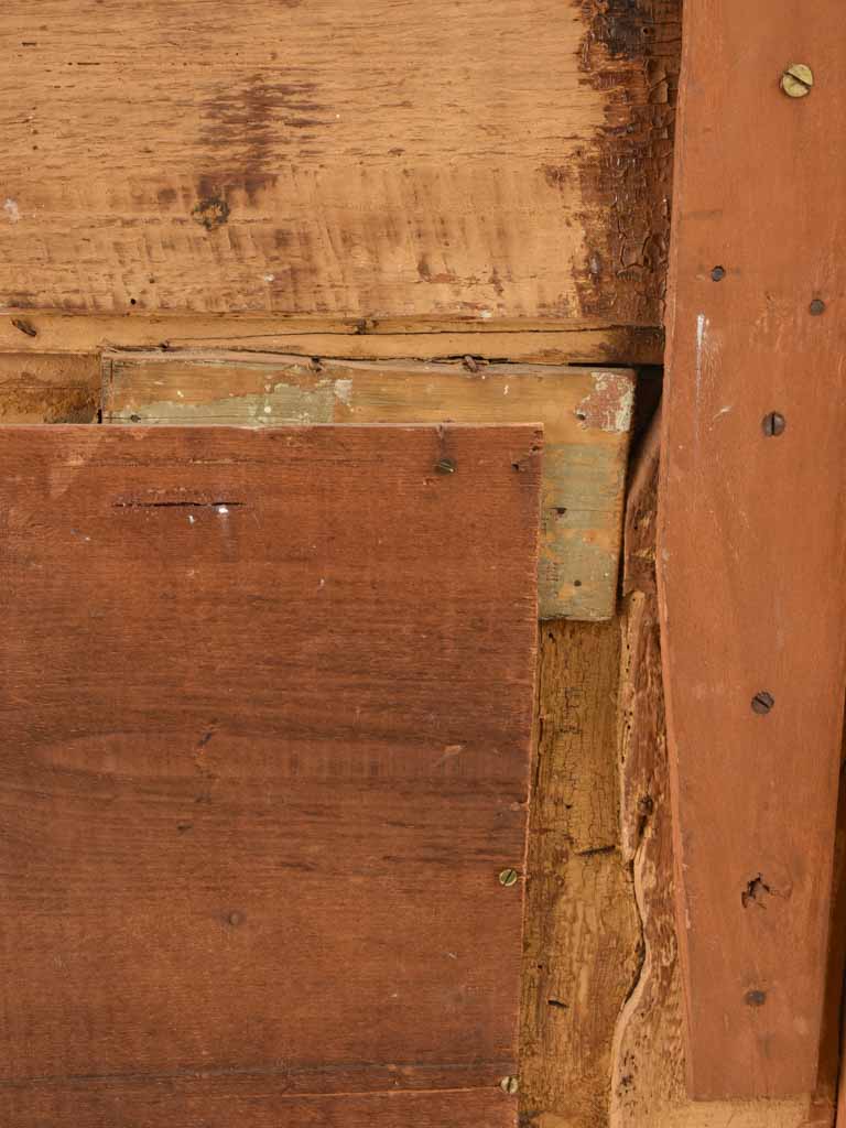 Detail-rich seascape oil Trumeau mirror