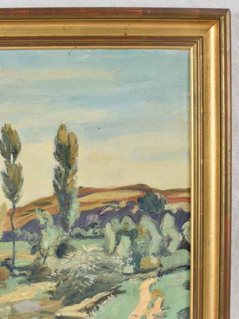 Provence Landscape painting - Paul de Castro (1882-1940) - 22" x 25½"