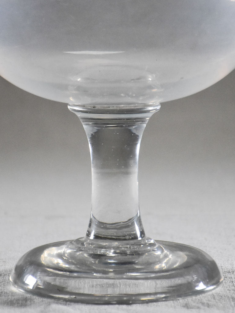 Antique French blown glass sangsue 10¼"