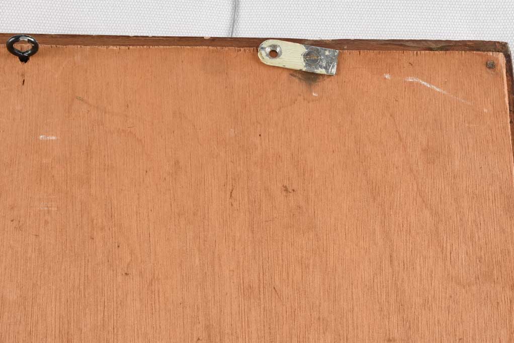 Narrow pier mirror w/ gilded frame 43¾" x 19¾"