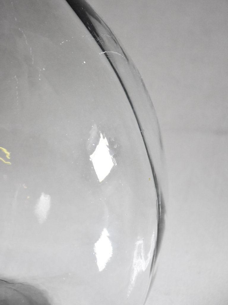 Large Italian glass demijohn - Ambrosio 22"