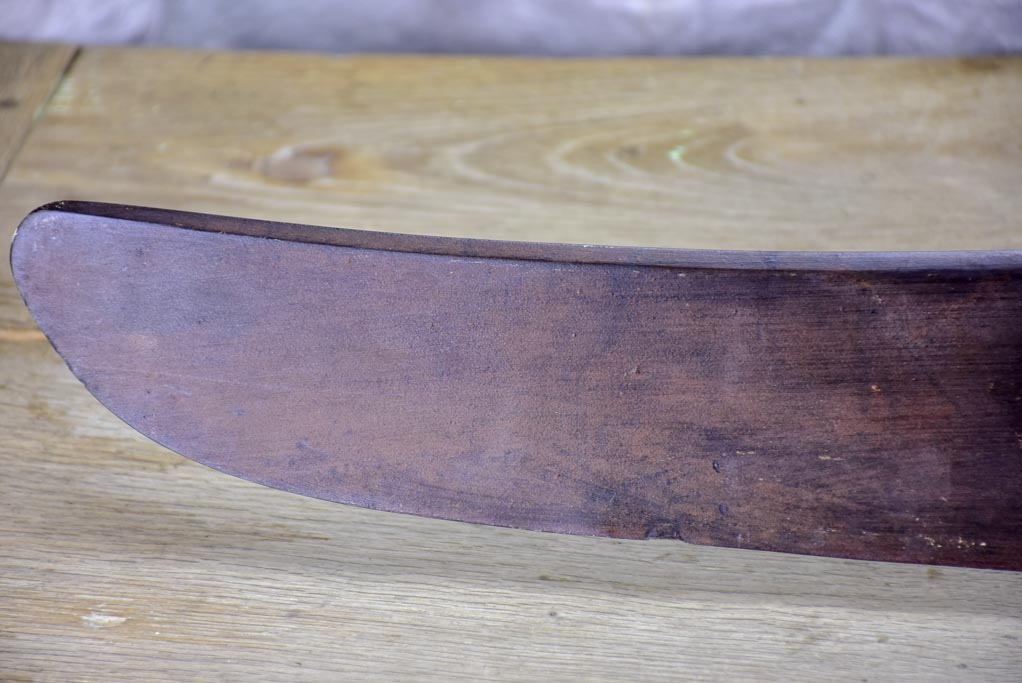 Huge 19th Century cutler's sign branded 'L'Indemanchable' 36½"