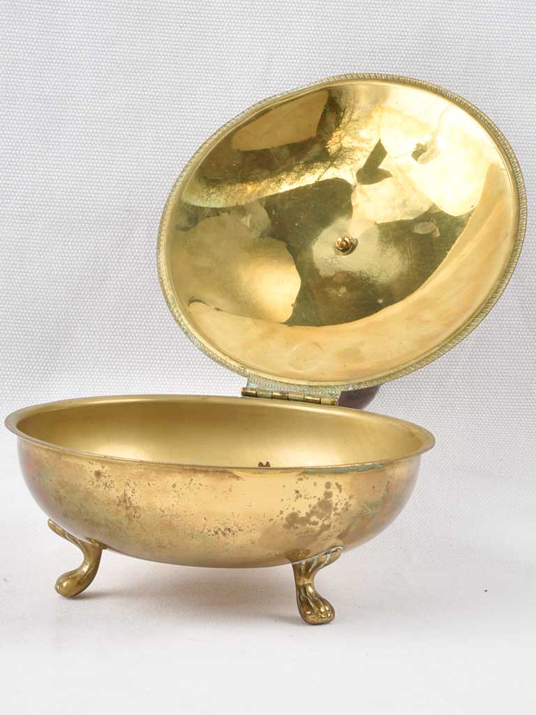 Antique Napoleon-featured coin container