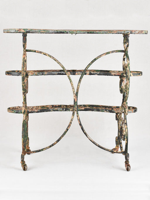 Rare 3 tier plant stand 19th-century 33½" wide
