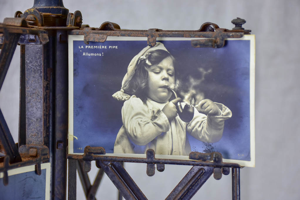Late 19th Century post card display stand 33"