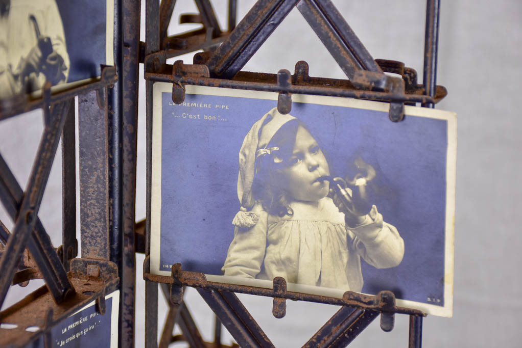 Late 19th Century post card display stand 33"