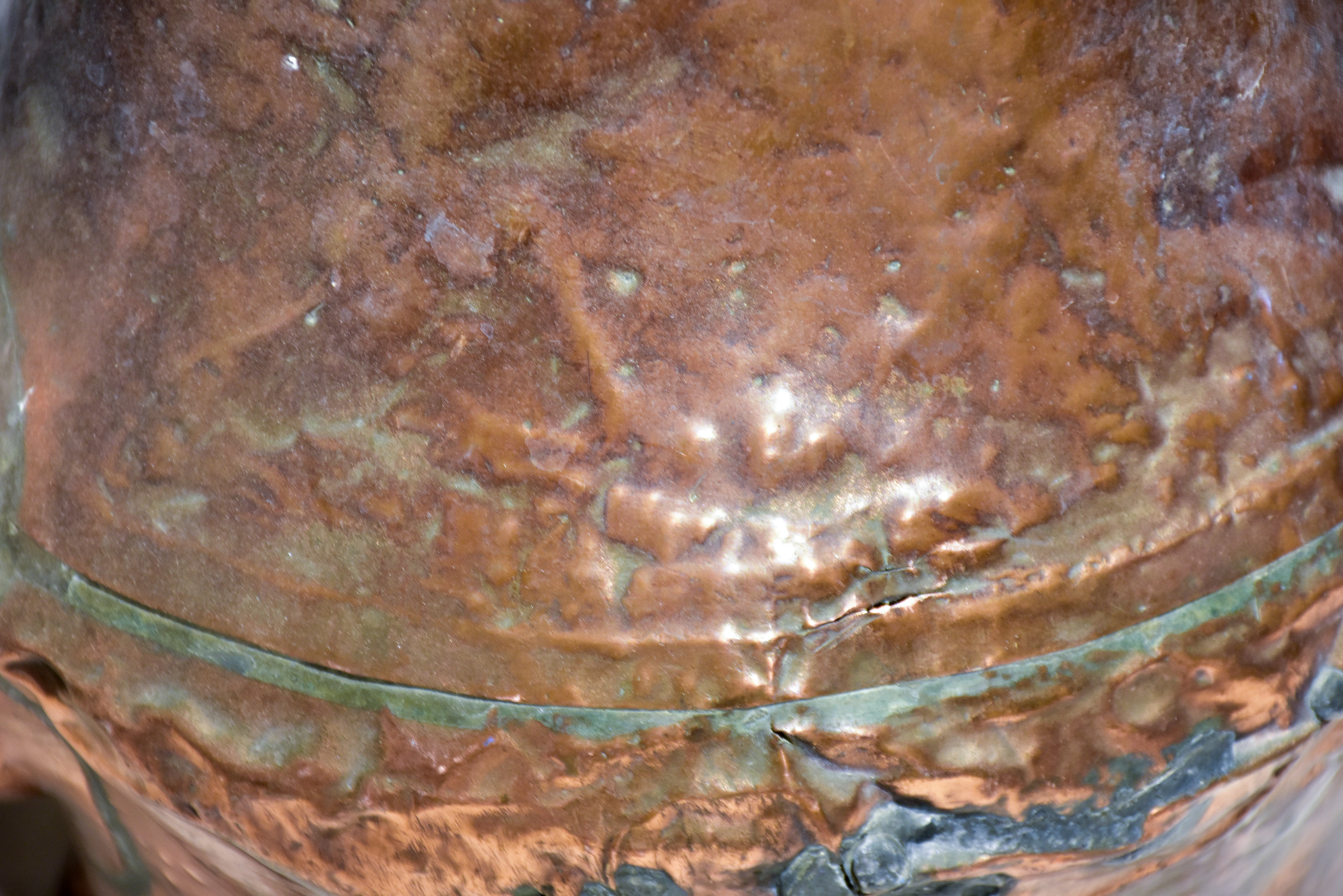 Late 18th century copper watering can