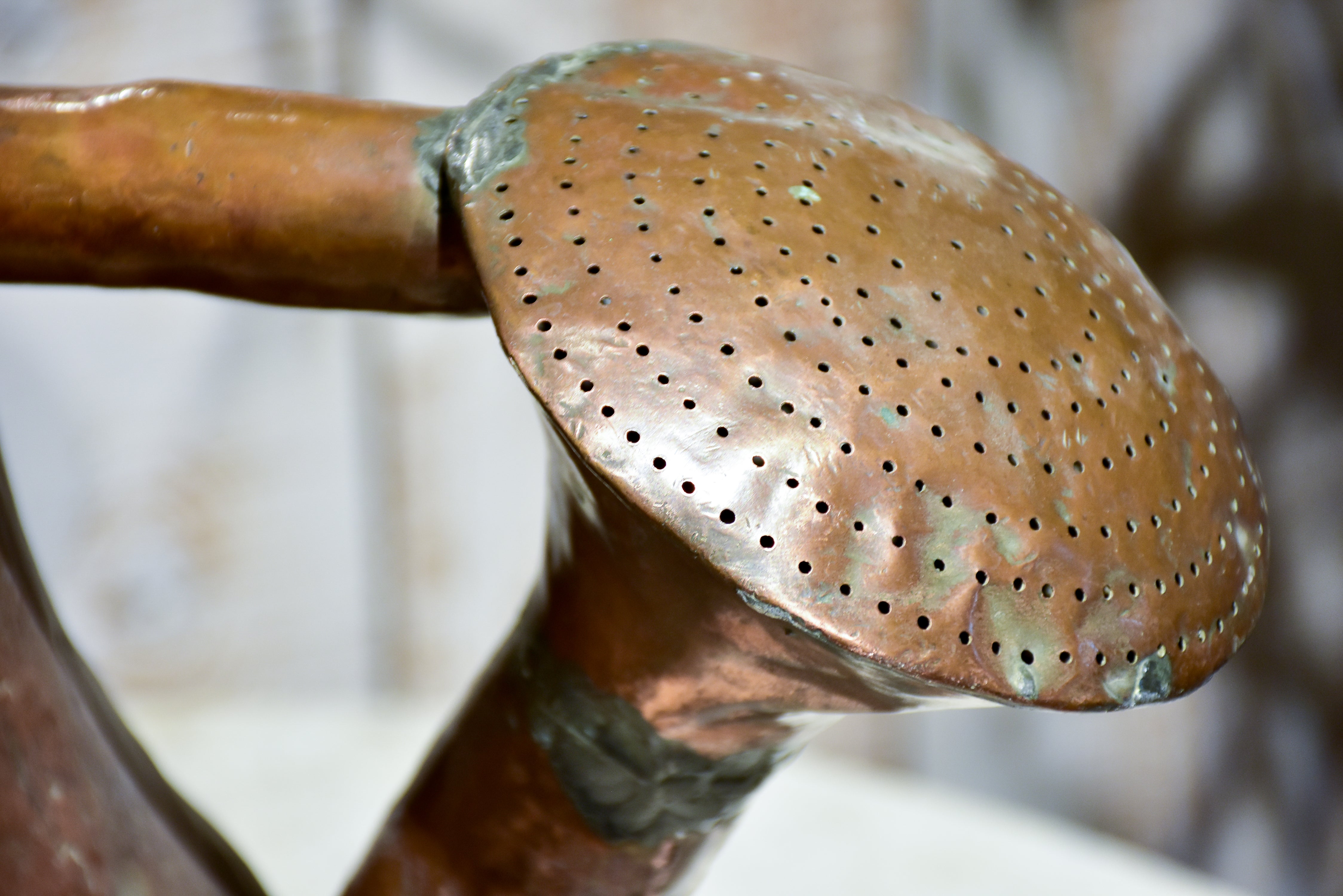 Late 18th century copper watering can