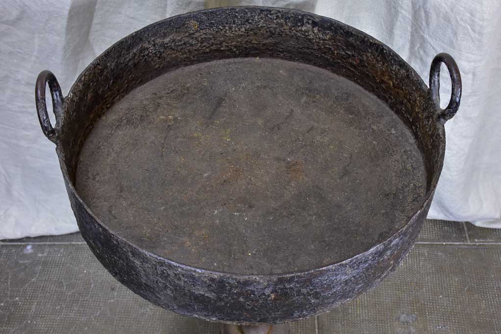 Antique French garden planter on pedestal