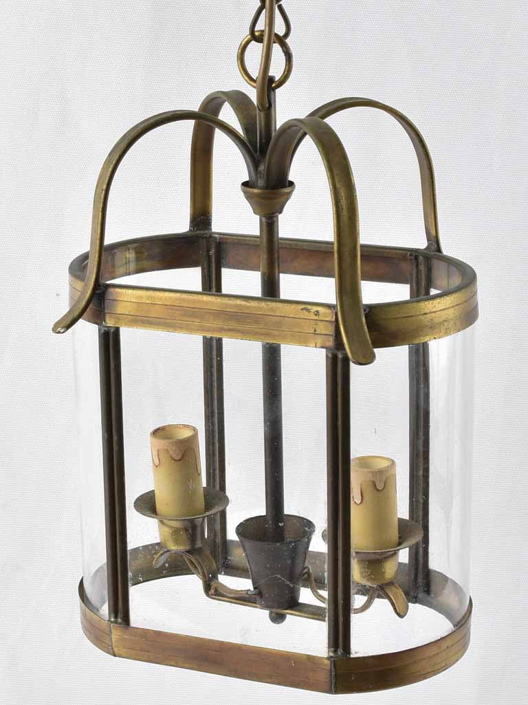 Small oval lantern - brass 22¾"