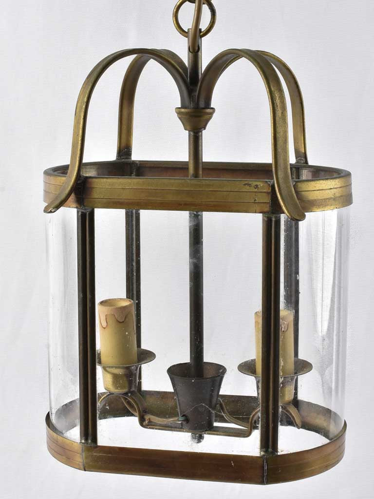 Small oval lantern - brass 22¾"