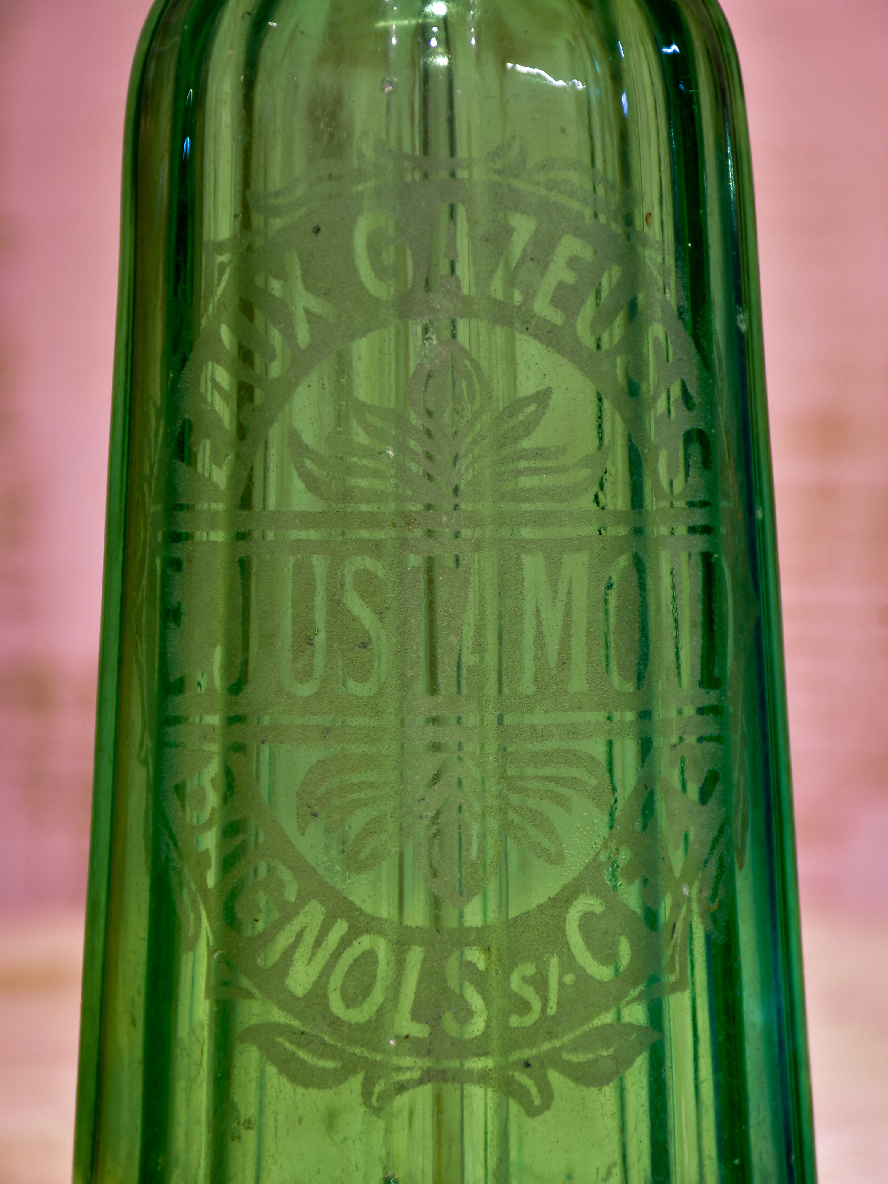 Collection of 10 antique seltzer bottles