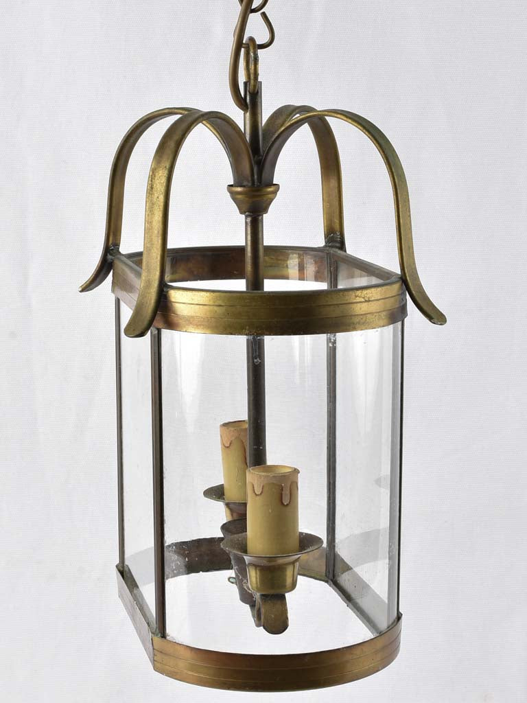 Small oval lantern - brass 22¾"