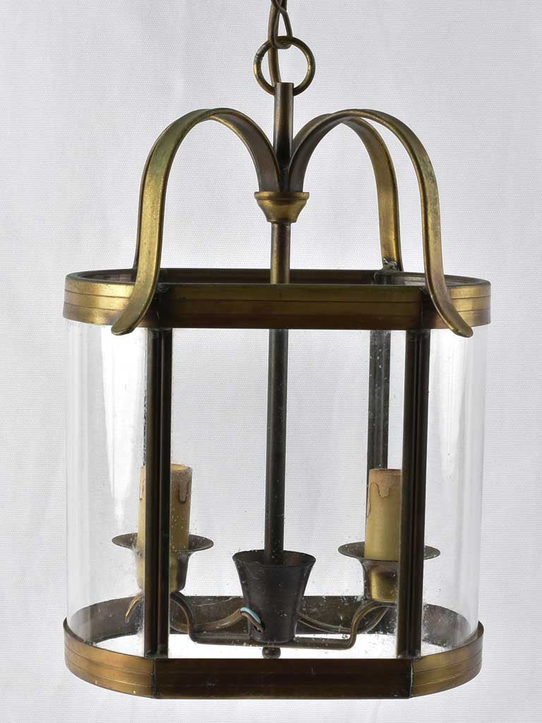 Small oval lantern - brass 22¾"