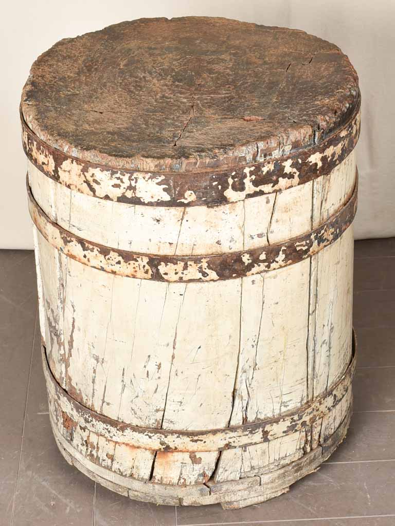 Round butcher's block - 19th century 27½"