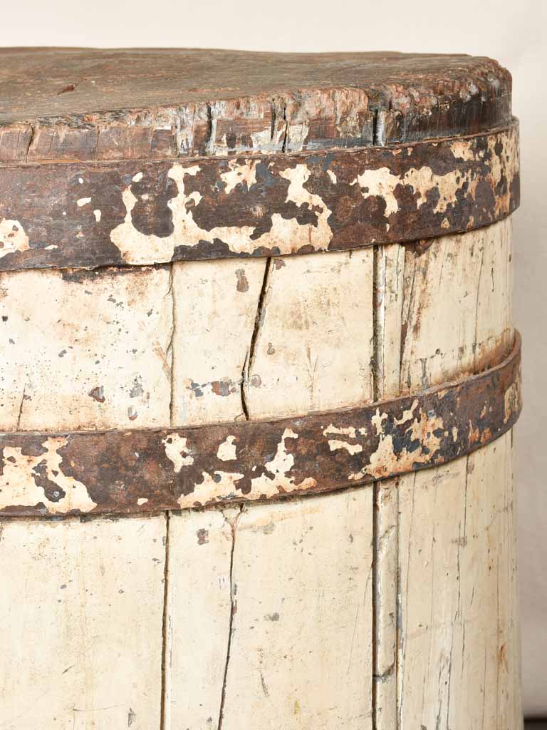 Round butcher's block - 19th century 27½"