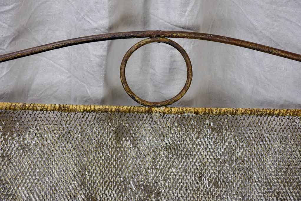 Late 19th Century French garden bench seat