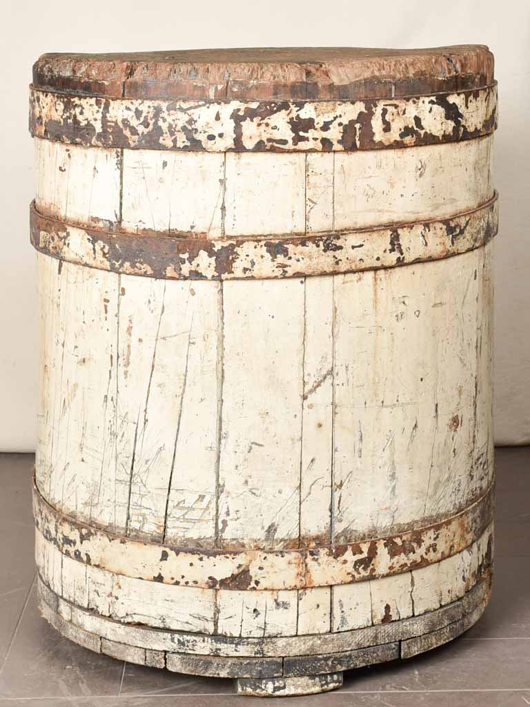 Round butcher's block - 19th century 27½"