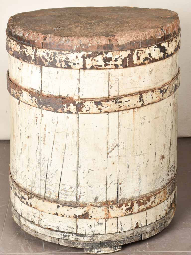 Round butcher's block - 19th century 27½"