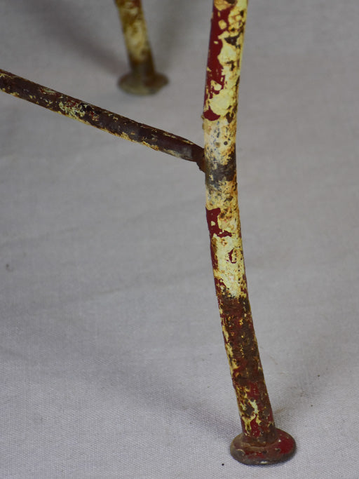 Distinctive French chair with aged look