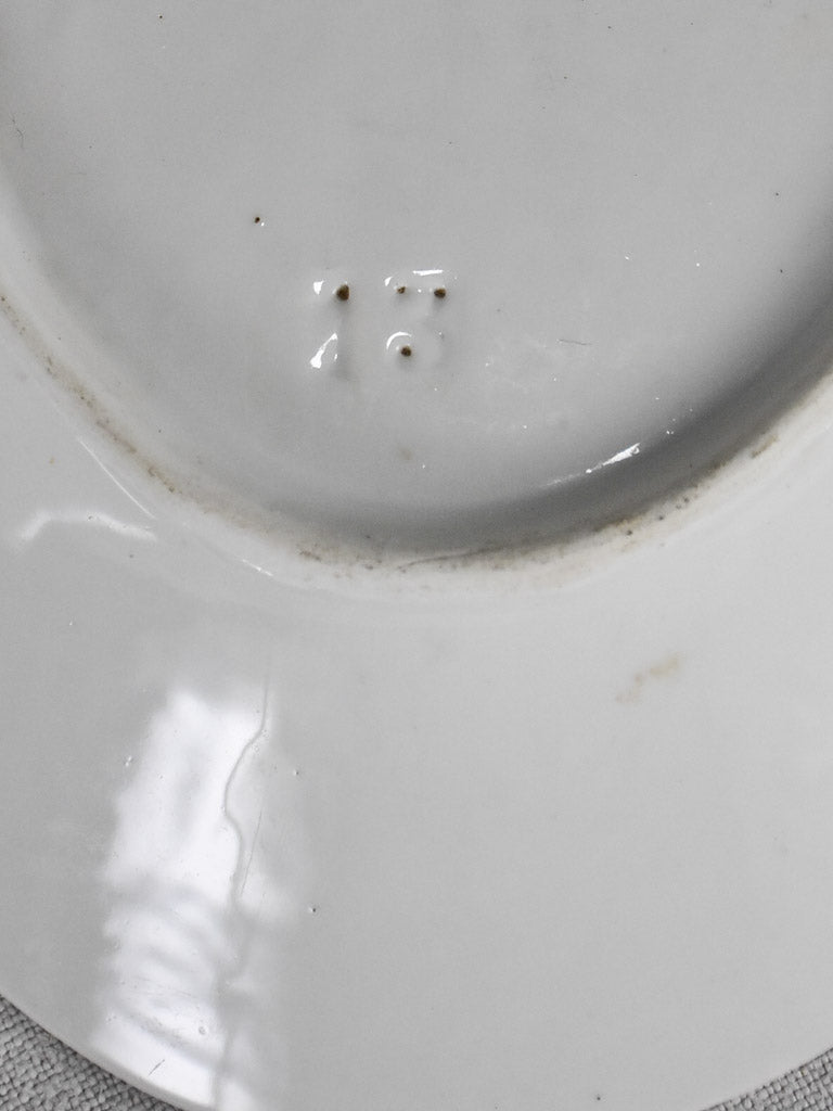 Collection of TWO white porcelain oval platters 14½"