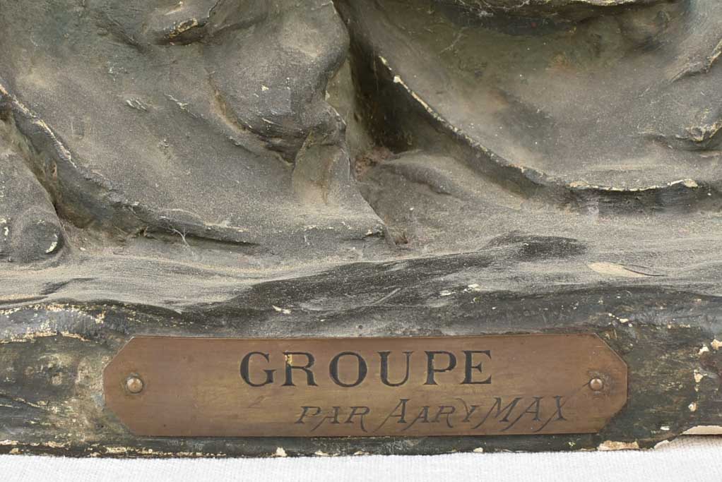 Rustic Painted Plaster 1907 Artwork