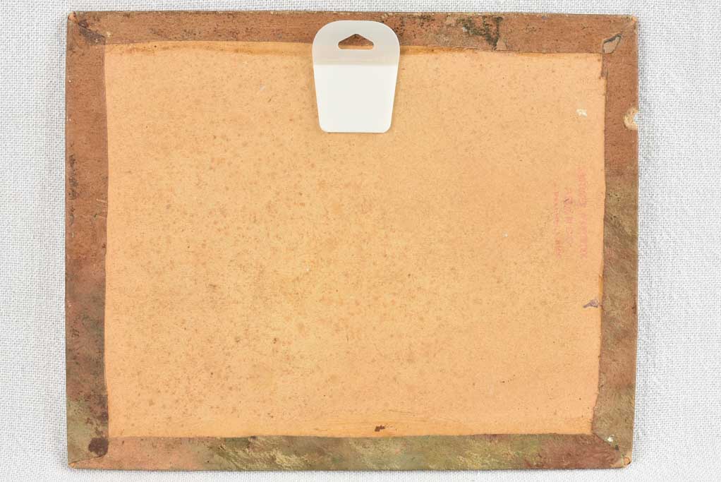 Small early 20th century still life painting with orange - 8¼" x 10¼"