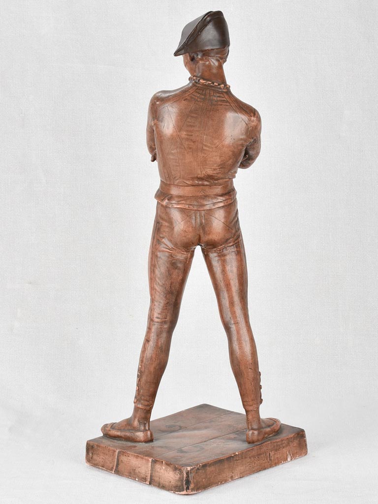Decorative Aged Terracotta Character Statue