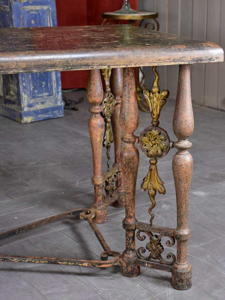 Louis XIV style entry table 34¼" x 73¾"