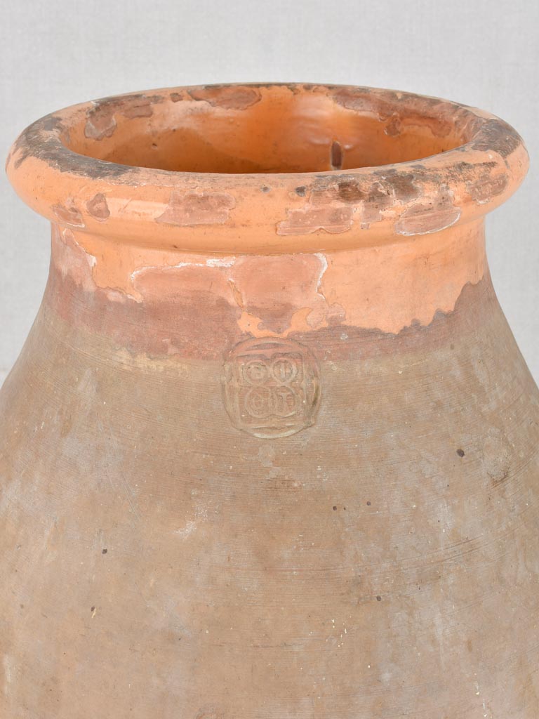 Antique Biot jar - stamped 18"