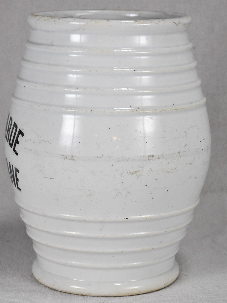 Antique French mustard pot "Diaphane" 10¾"